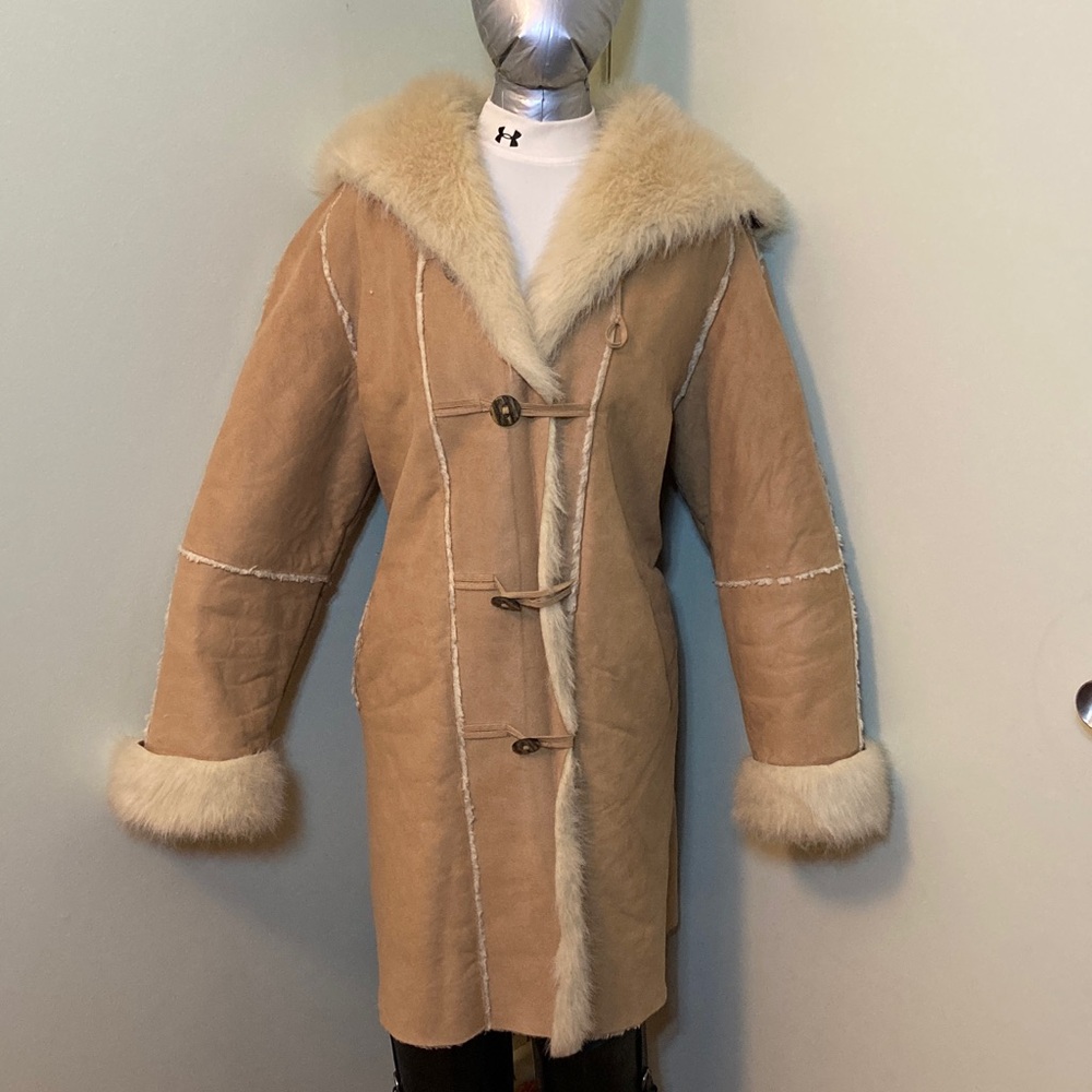 Women's Tan Long Coat